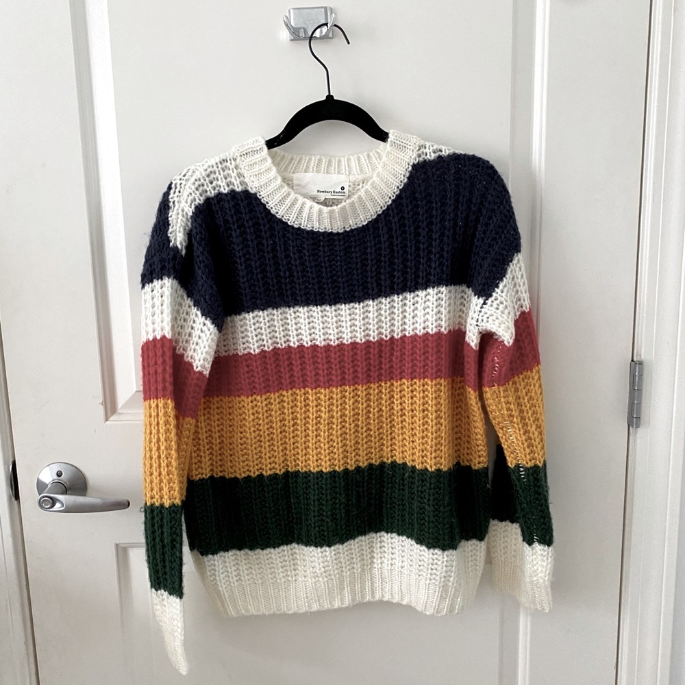 Colored Striped Sweater